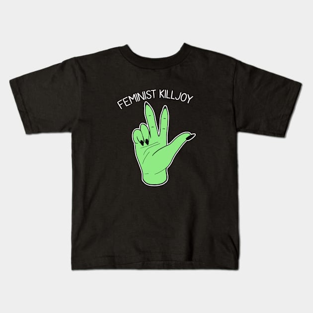 Feminist Killjoy Kids T-Shirt by bluecrown